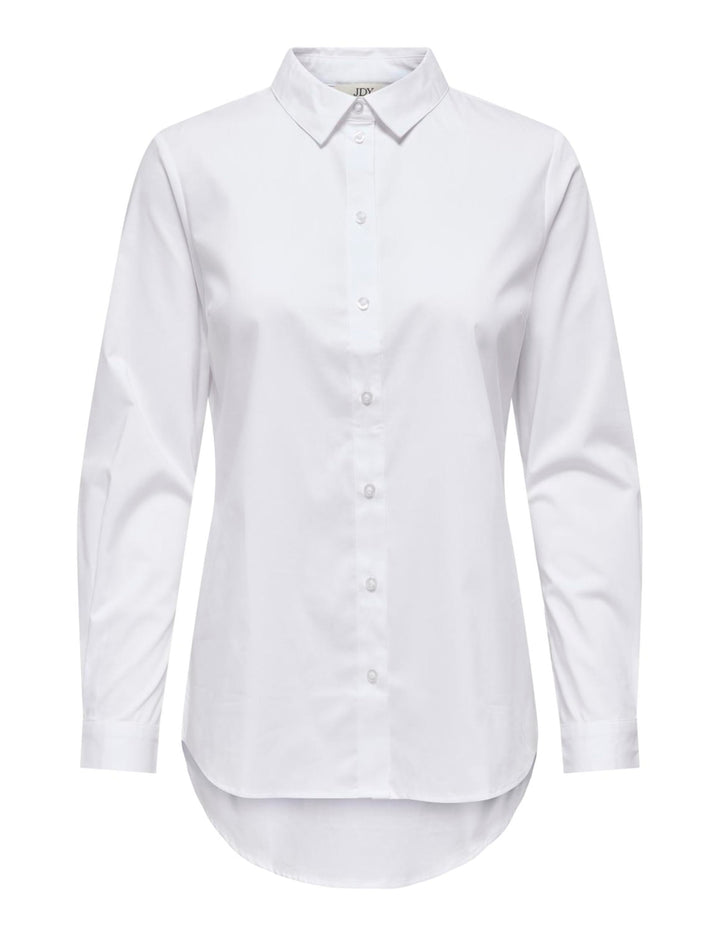 Only&JDY JDY Damen Bluse JDYMIO L/S Shirt WVN NOOS 34 Weiss (White), 34 Weiss (White)