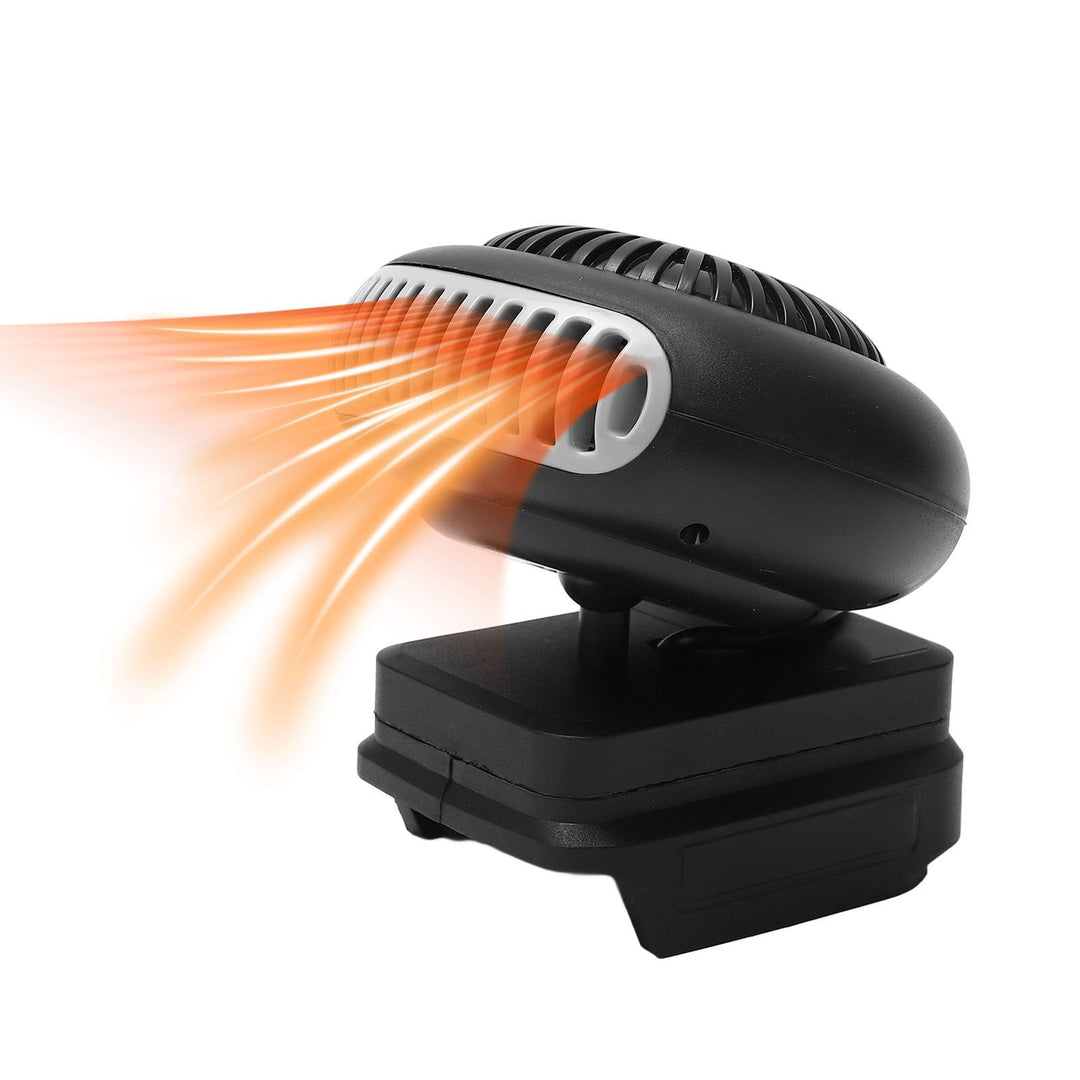Yosoo Health Gear Batteriebetriebener Elektrischer Heizlüfter, 170W, 2 Gang, 18V, Tragbar, Kompatibe