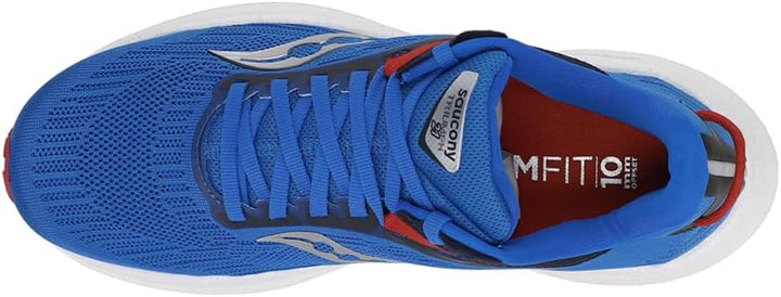 Saucony Herren Triumph 21 Sneaker 41 EU Cobalt Silver, 41 EU Cobalt Silver