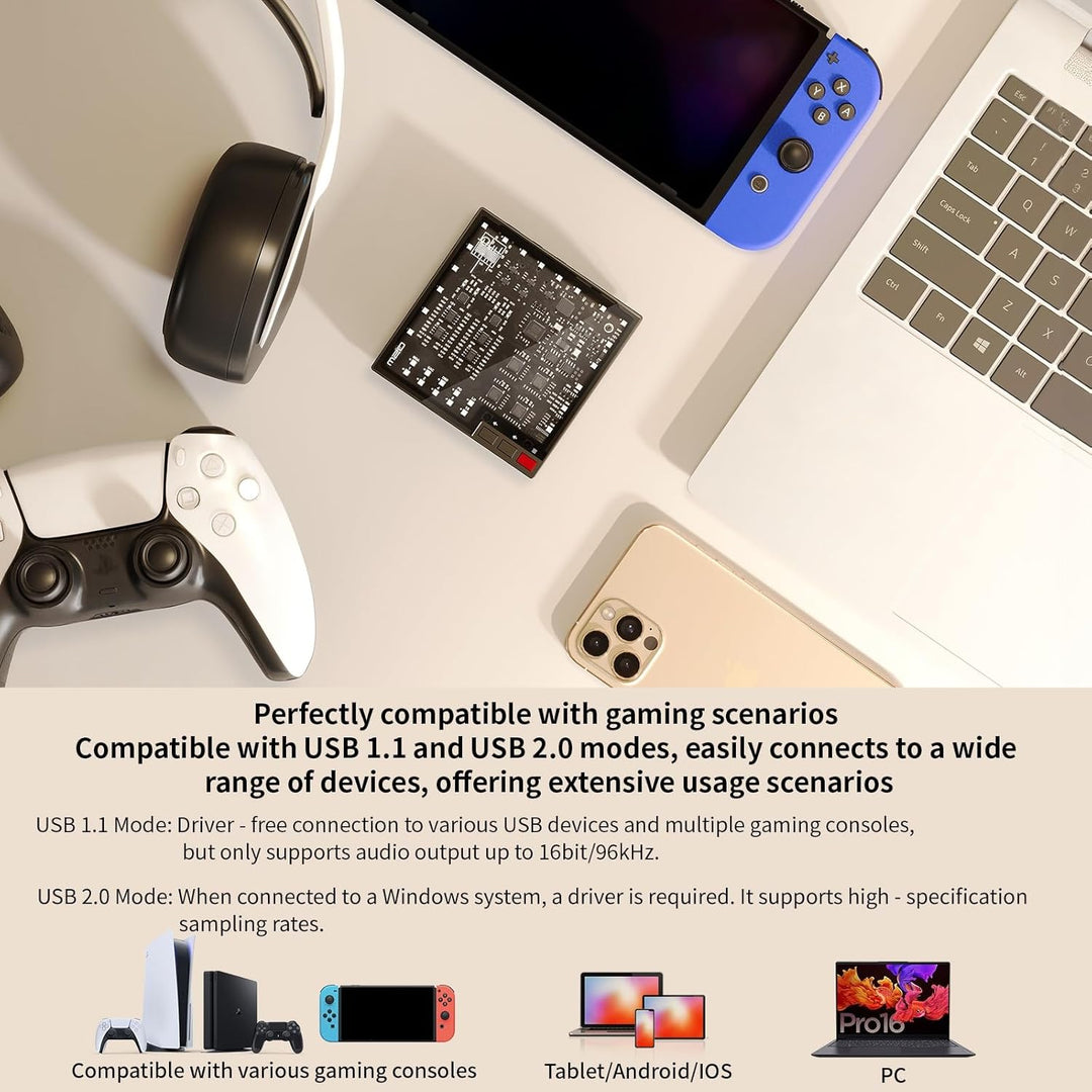 SMSL LIN.LIN.LIN M20 DAC Headphone Amp 4X CS43131 Chip 3,5mm/4,4mm kopfhörerverstärke USB 2.0 USB1.1