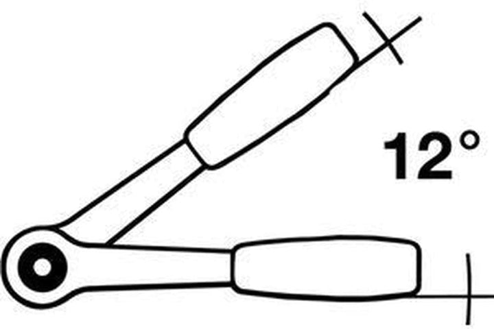 Stahlwille 435-2K Knarre 3/8 193 mm