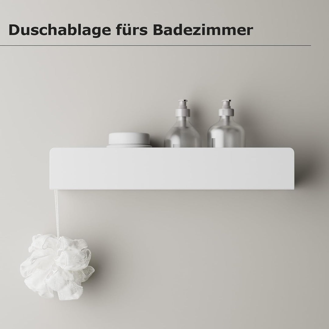 REKITA Duschablage ohne Bohren,Badezimmer Organizer 40 cm,Duschablage Edelstahl,Shampoo Halterung fü