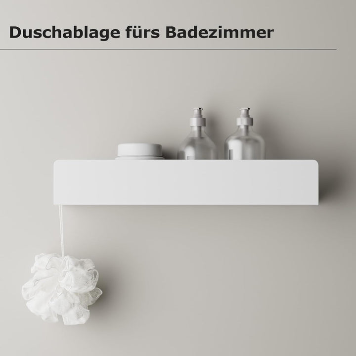 REKITA Duschablage ohne Bohren,Badezimmer Organizer 40 cm,Duschablage Edelstahl,Shampoo Halterung fü