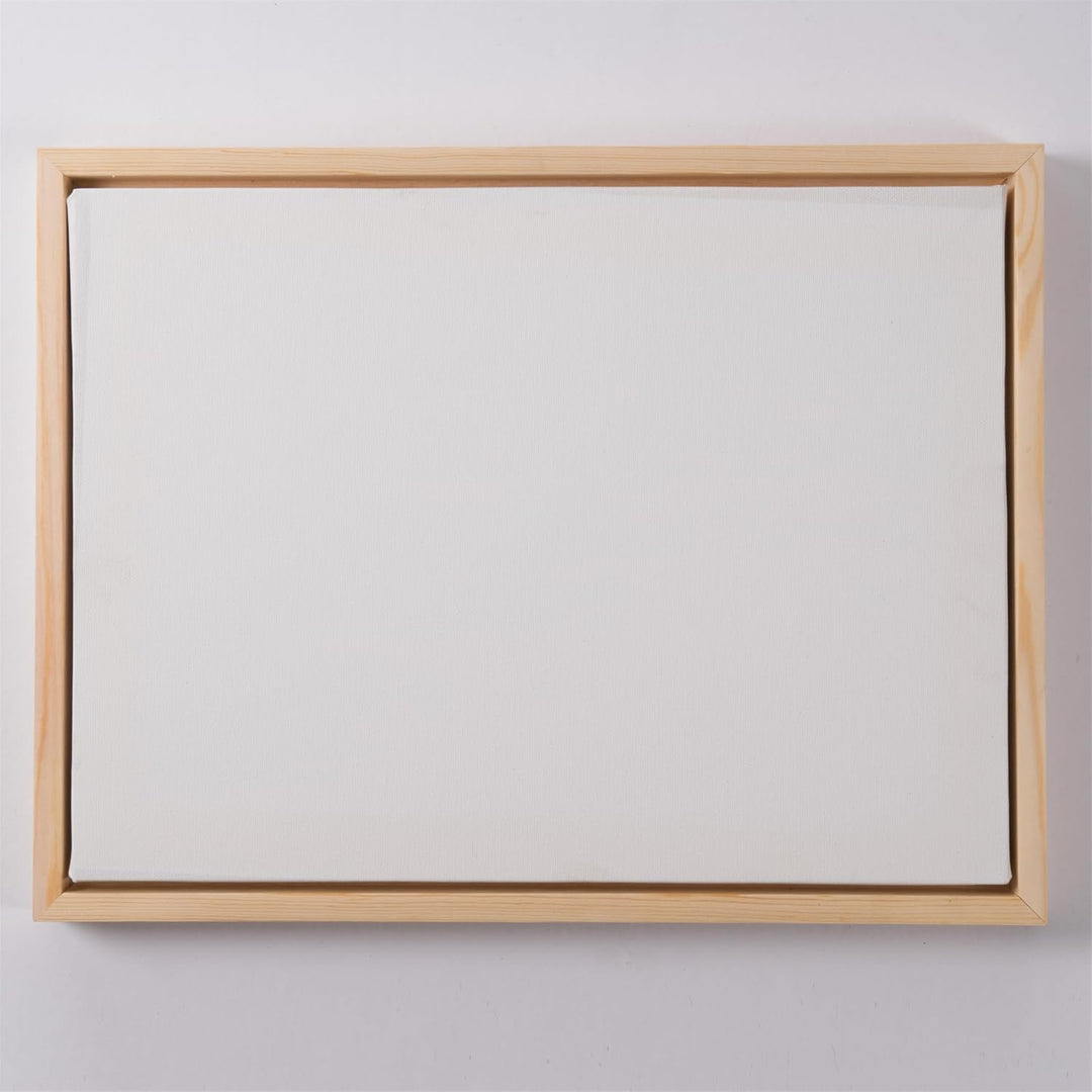 2 SCHATTENFUGENRAHMEN für KEILRAHMEN 30x40 cm | Schattenfugen Bilderrahmen für Leinwände auf Keilrah