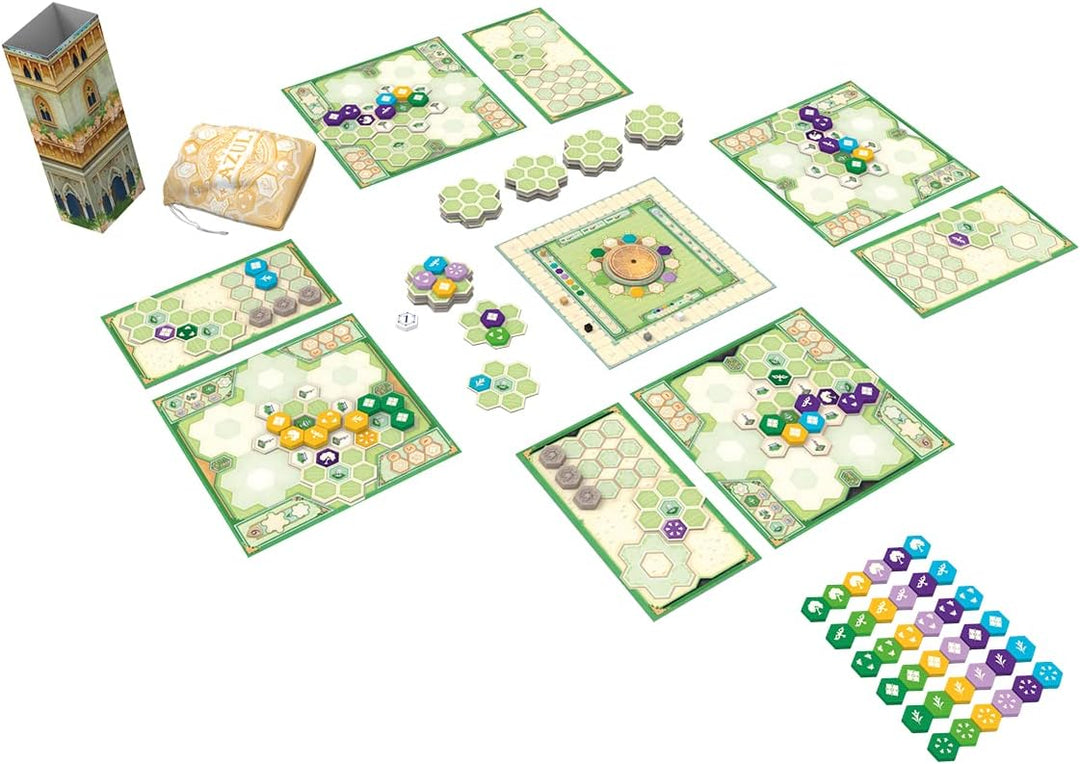Next Move Games | Azul – Die Gärten der Königin | Familienspiel | 2-4 Spieler | Ab 10+ Jahren | 45-6
