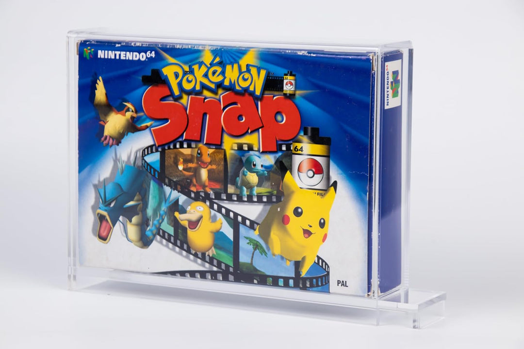 Acryl Case/Schutzhülle für Spiele OVPs, SNES, N64 Super Nintendo (SNES), Nintendo 64 (N64), Super Ni