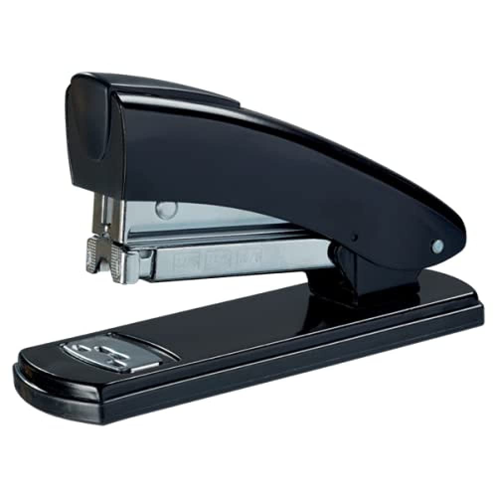 PETRUS 44784 Heftgerät für Büro, klassisch, Modell 2001, Schwarz, Schwarz