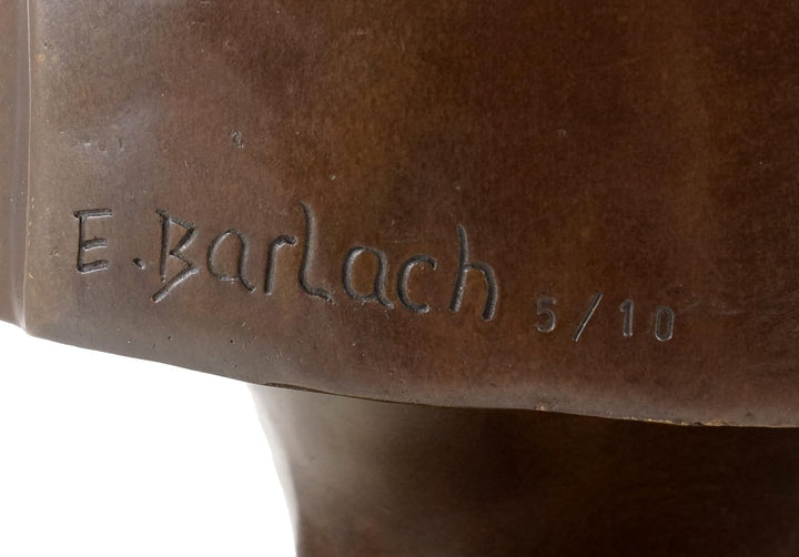 Kunst & Ambiente - Bronzefigur - Kopf des Güstrower Ehrenmals 1927 - Ernst Barlach - Limitiert - Bar