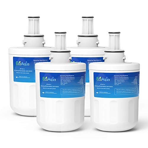 EcoAqua EFF-6011A Kühlschrank Wasserfilter Kompatibel mit Samsung DA29-00003G, HAFCU1/XAA, HAFIN2/EX