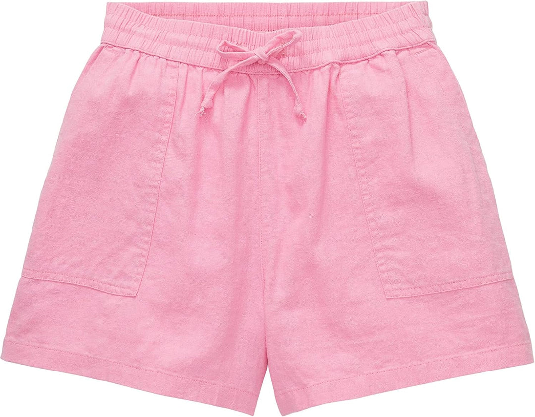 TOM TAILOR Denim Damen Basic Shorts aus Leinen XL 31685 - Fresh Pink, XL 31685 - Fresh Pink