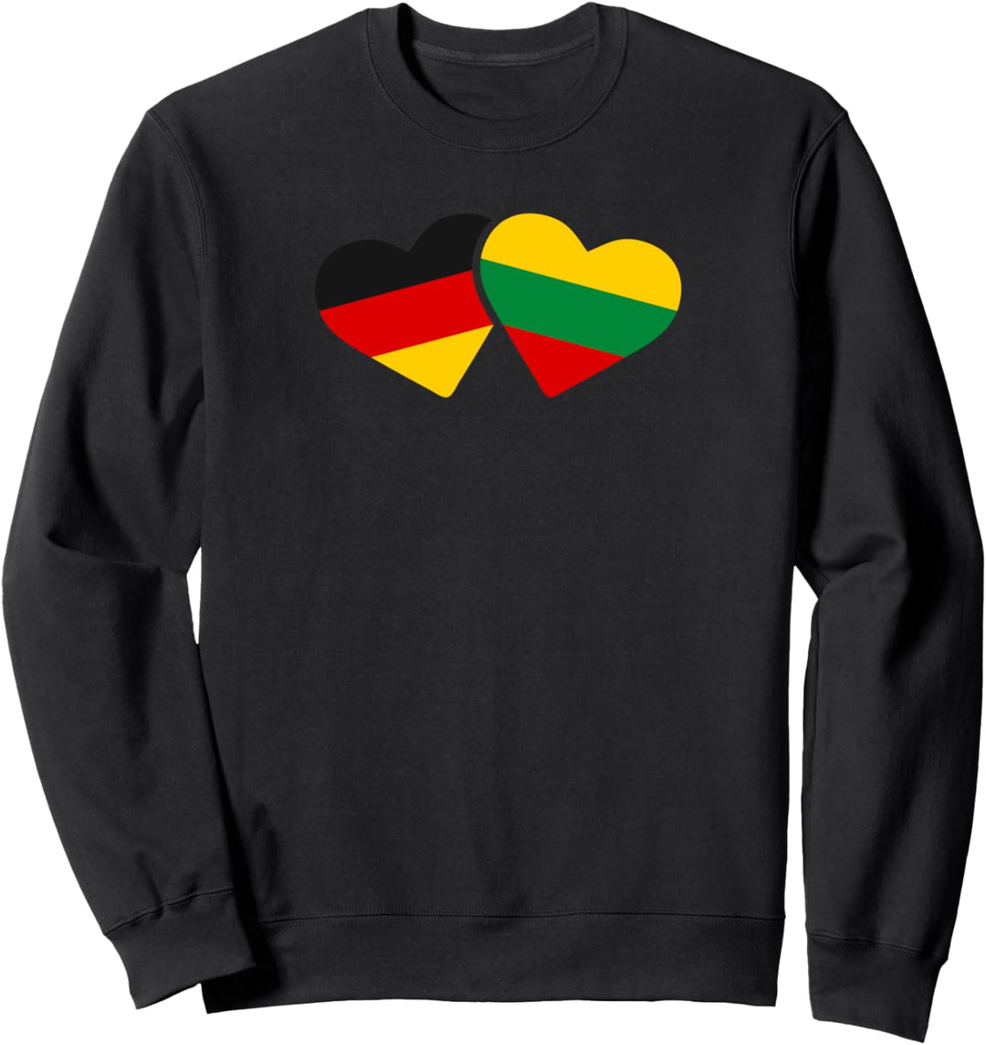 Deutschland Litauen Liebe Herz Freunde Love Geschenk Sweatshirt