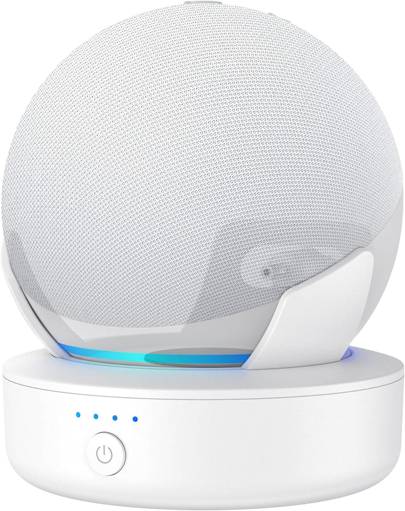 Akkustation für 4. & 5. Gen Smart Lautsprecher (Weiss), Weiss
