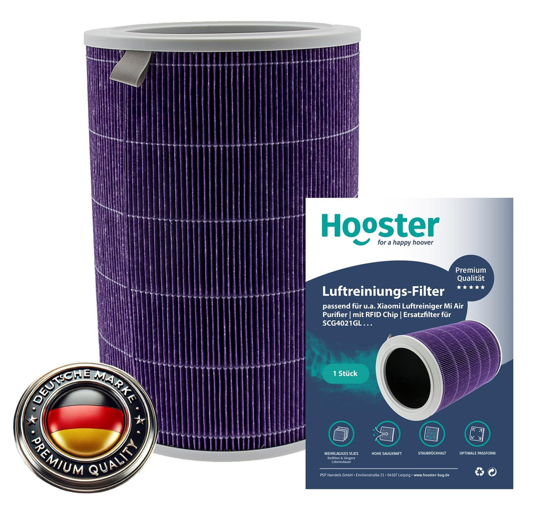 1 HEPA Filter kompatibel mit Xiaomi Luftreiniger Mi Air Purifier 3C, 3H, PRO sowie 2, 2C, 2H und 2S