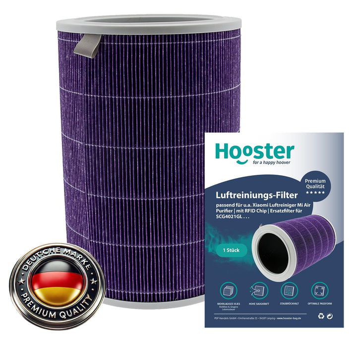 1 HEPA Filter kompatibel mit Xiaomi Luftreiniger Mi Air Purifier 3C, 3H, PRO sowie 2, 2C, 2H und 2S