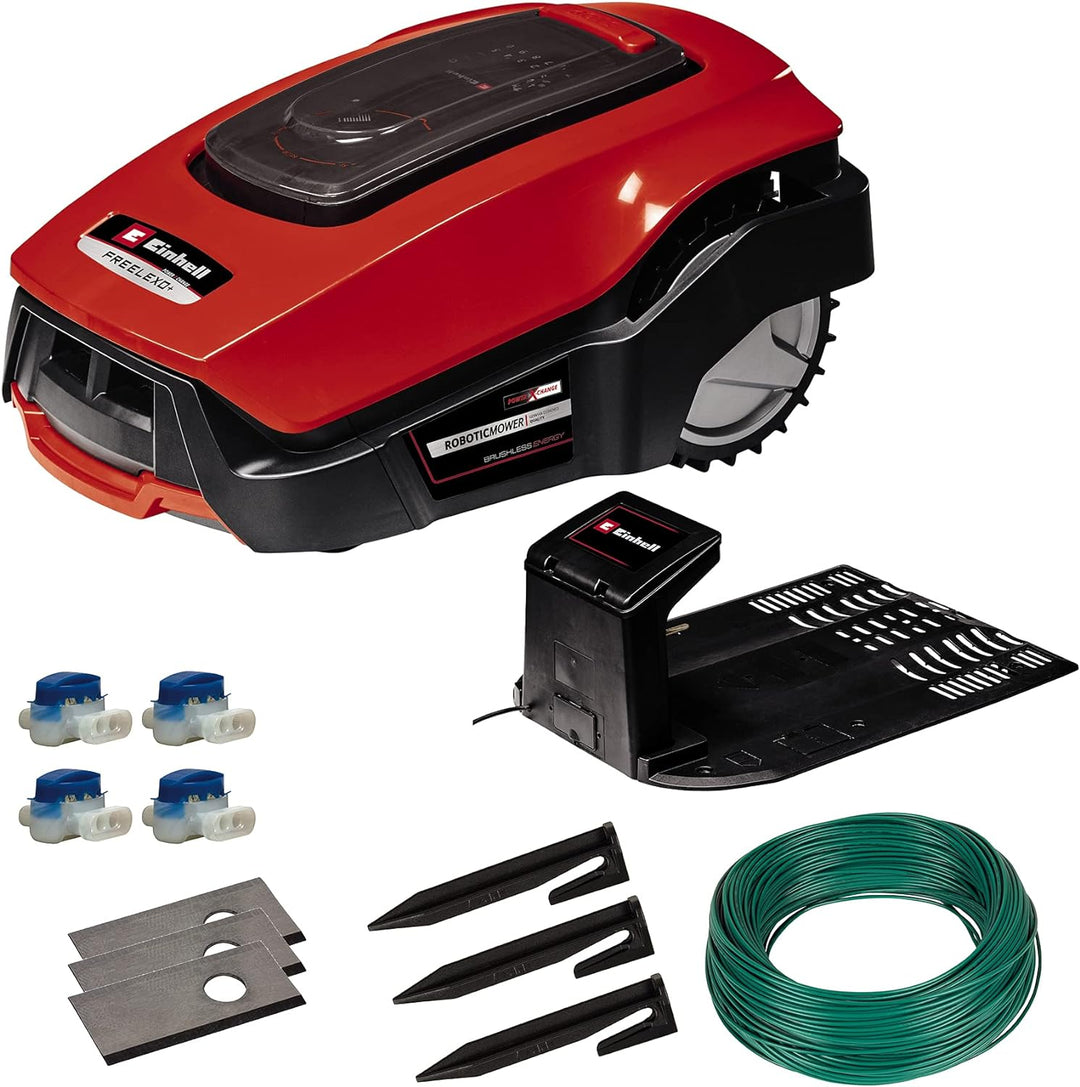 Einhell Rasenmäher FREELEXO 800 LCD BT Solo Power X-Change (ohne Akku, 18 V, 800 m², Multizonenmäher