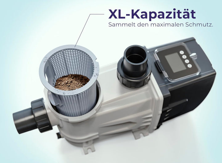 Gre VSG75 – Variable Geschwindigkeits-Poolpumpe für Pools mit einem Volumen bis zu 65 m³. 750 W Leis