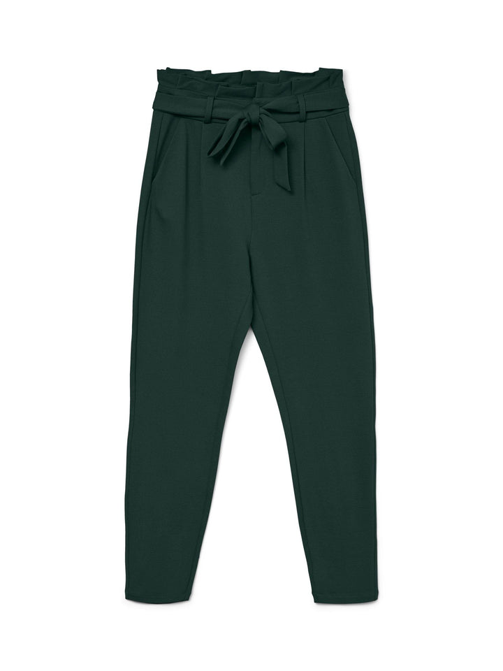 VERO MODA Damen Vmeva Hr Loose Paperbag PNT Ga Tall Noos Hose L / 36L Pine Grove, L / 36L Pine Grove