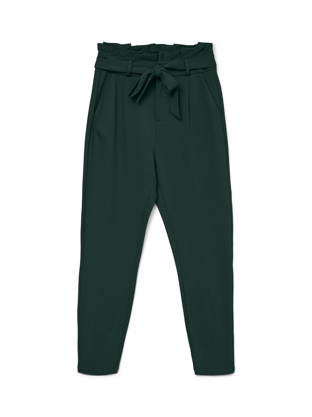 VERO MODA Damen Vmeva Hr Loose Paperbag PNT Ga Tall Noos Hose, Pine Grove
