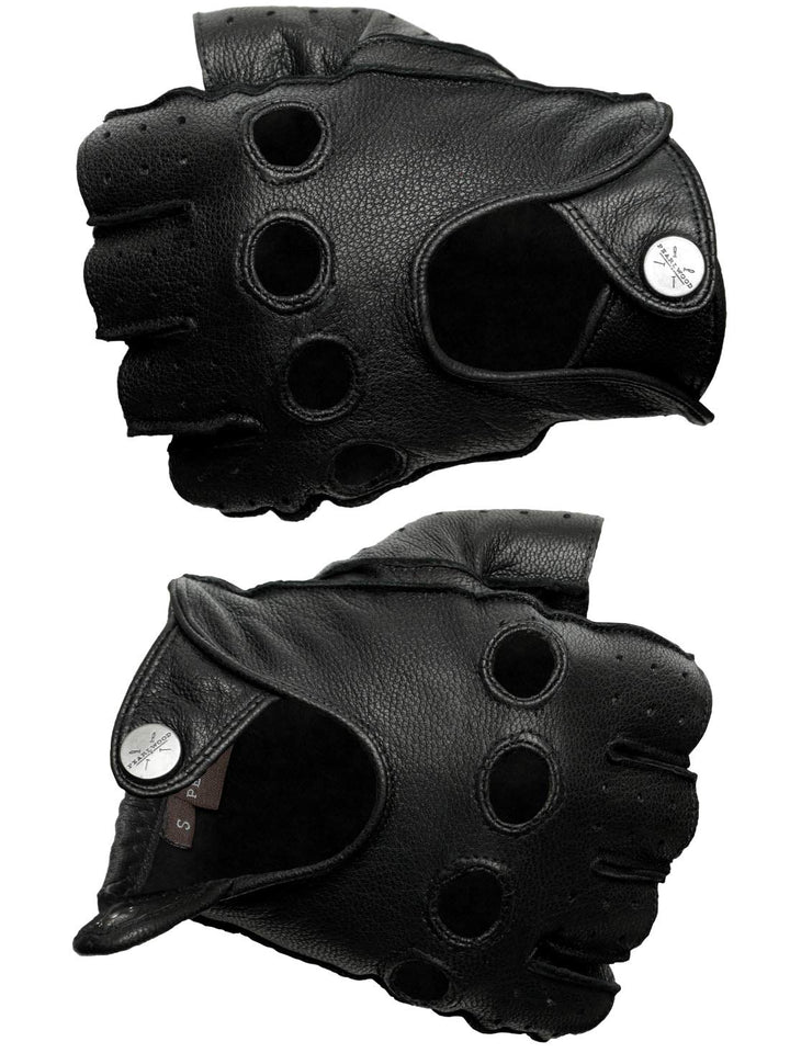 PEARLWOOD Herren Lederhandschuhe Jenson für Autofahrer aus Ziegenleder M (9) black (200), M (9) blac