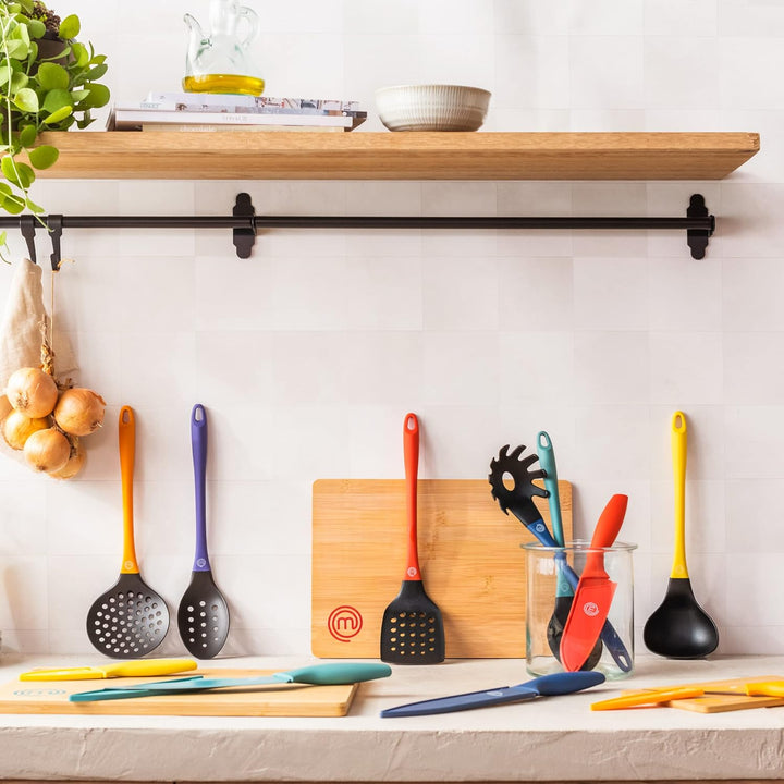 MasterChef Schneidebretter Holz, Schneidebretter Bambus, 38cm x 27,5cm 34cm x 23,5cm 23cm x 15cm, Sp