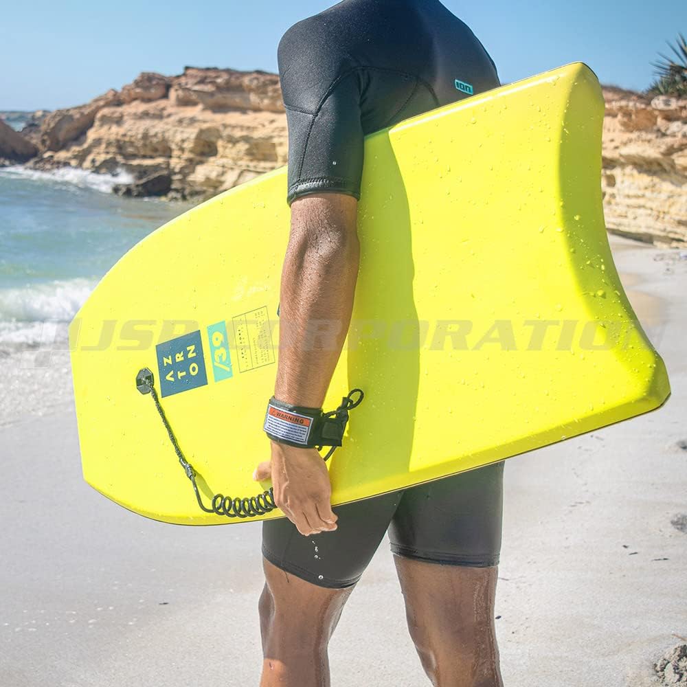 Aztron, ERIS 39 super leichtes und langlebiges Bodyboard für Anfänger, Unisex, Gelb