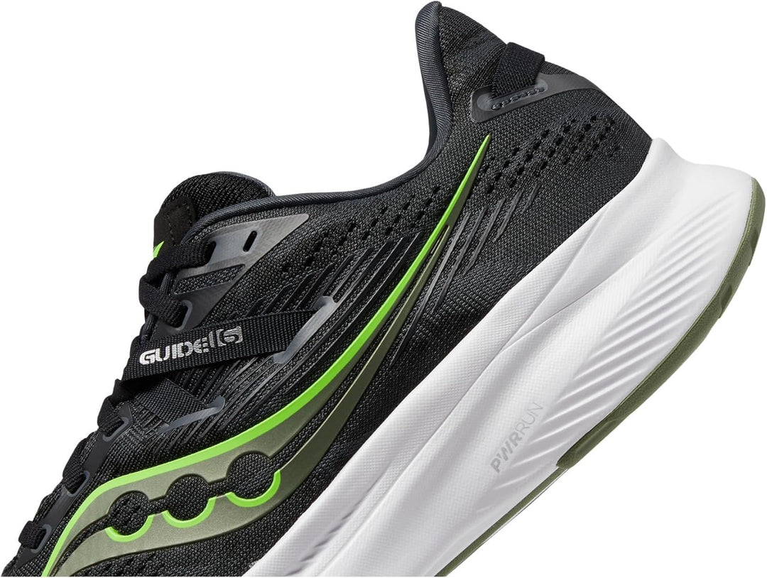 Saucony Herren Guida 16Laufschuh 47 EU Schwarz Glade, 47 EU Schwarz Glade