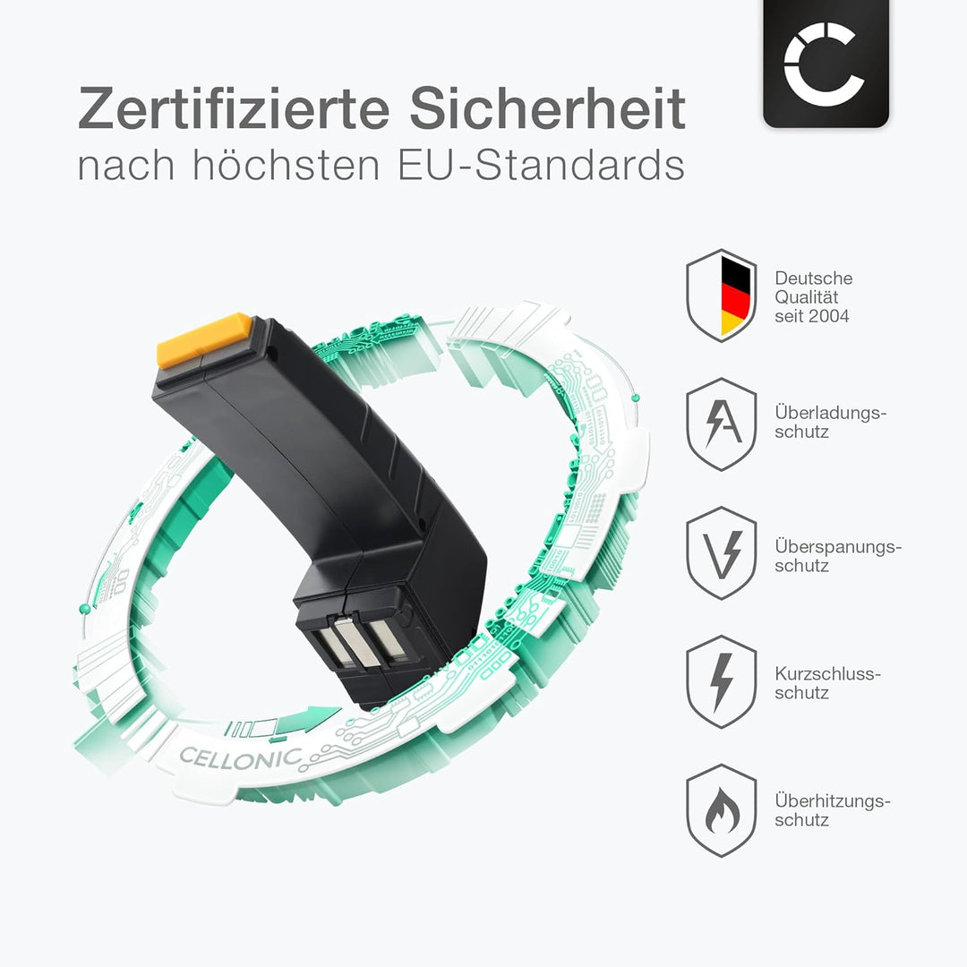 CELLONIC 2X Ersatz Akku für FESTOOL CCD 12FX,CCD12,CDD12, CDD12 ES, CDD 12 ES-C Ersatzakku BP 12 C,