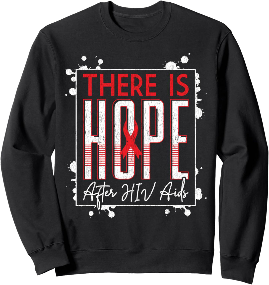 HIV Aids Awareness-Band Sweatshirt