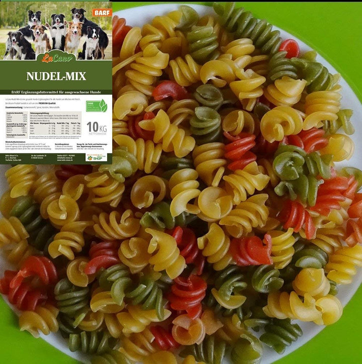 LuCano 10 kg Nudel - Mix | Barf Ergänzungsfutter für Hunde
