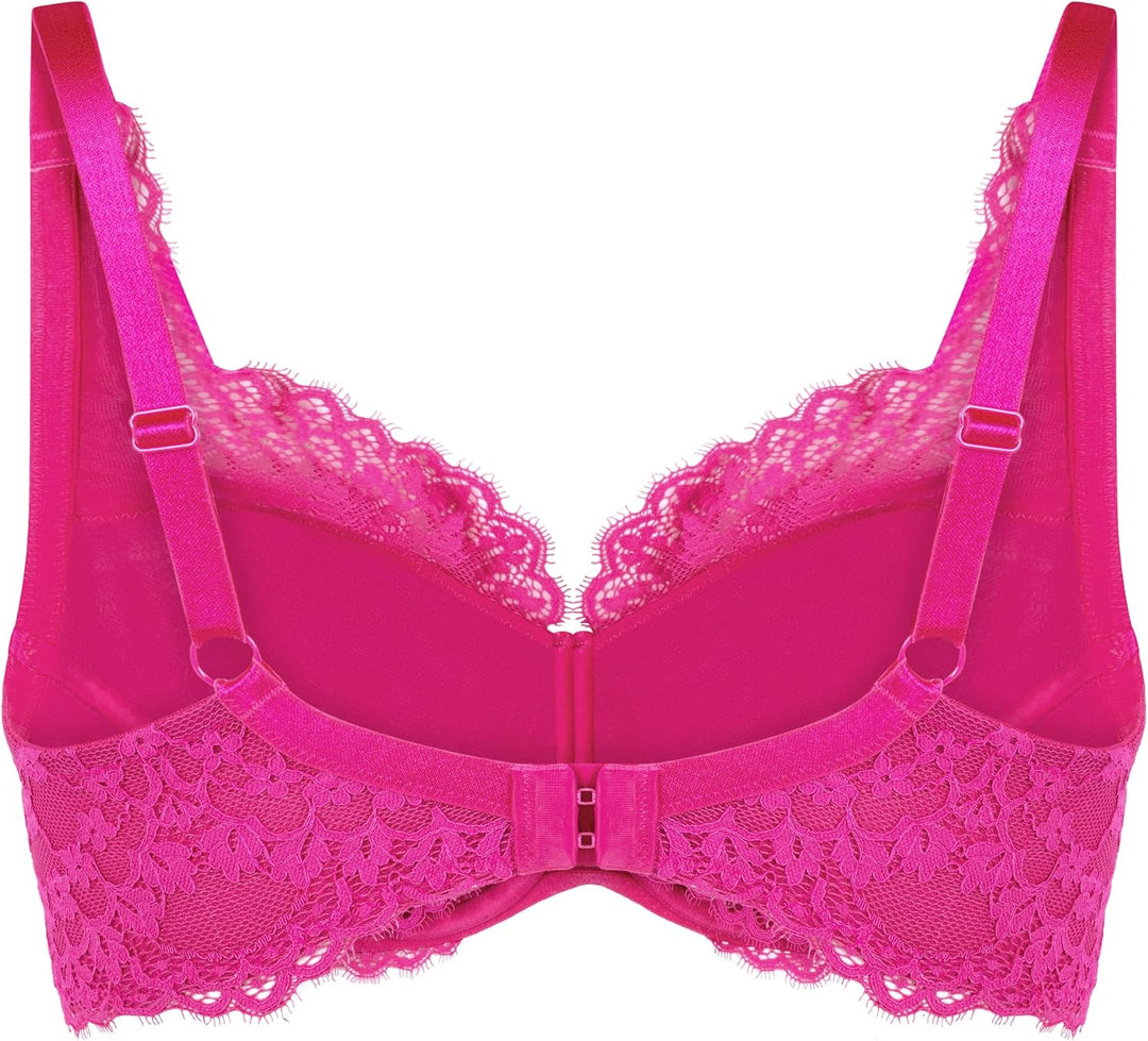 HUNKEMÖLLER Unwattierter Bügel-BH Daisy 70F Rose Violet, 70F Rose Violet