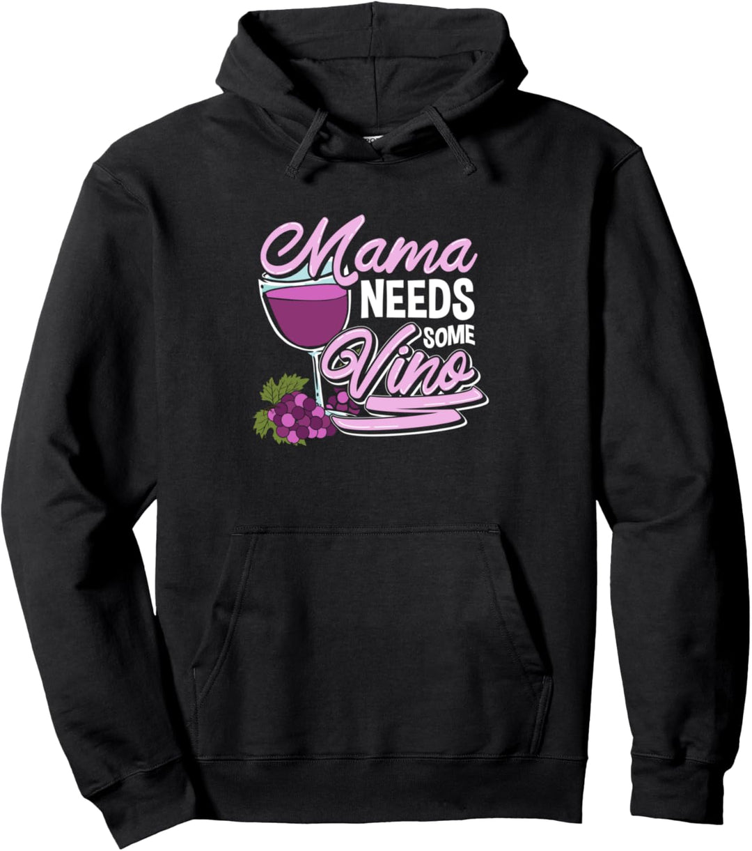 Wein Weintrinker Rotwein Mutter Weinglas Weisswein Geschenk Pullover Hoodie