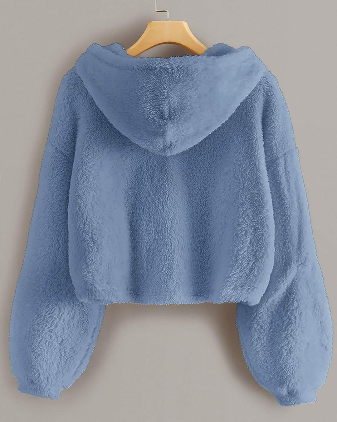 Imily Bela Kinder Mädchen Kapuzenpullover Fleece Hoodie Sherpa Sweatershirt Warm Teddy Pulli 9 Jahre