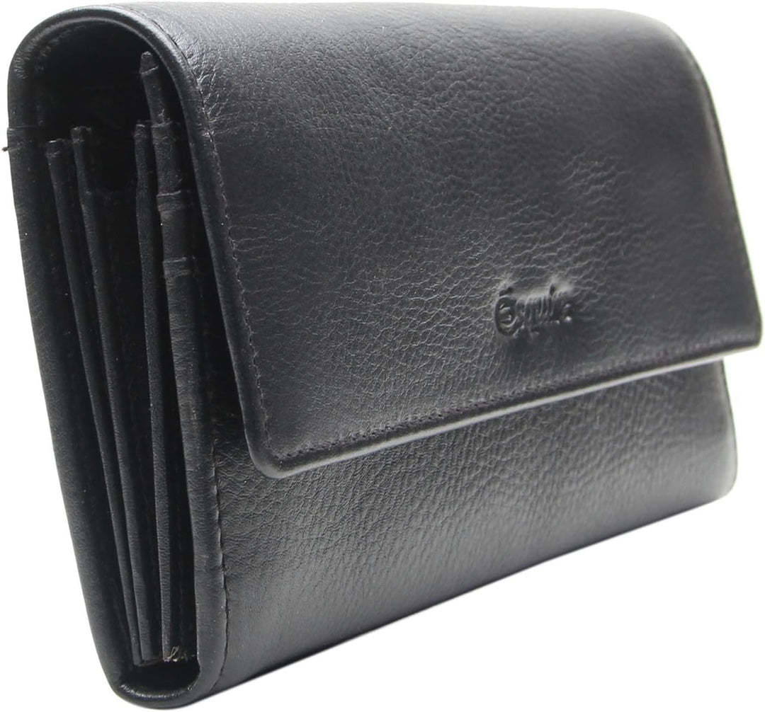 Esquire Peru Geldbörse RFID Leder 18,5 cm Einheitsgrösse Schwarz, Einheitsgrösse Schwarz