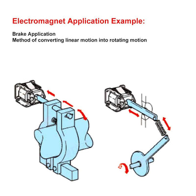 EVTSCAN Neueste MQ8(SA)-3702 AC Push-Pull-Zugmagnet-Elektromagnet 220VAC 49N Hub 20mm