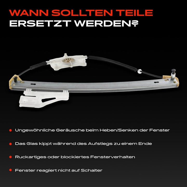 Frankberg Fensterheber Elektrisch Ohne Motor Hinten Links Kompatibel mit Q5 8RB Alle Motoren SUV 200
