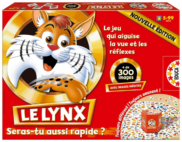 Educa - 15346 - Jeu de Société Éducatif - Le Lynx 300 Images - Edition 2012, 300 images