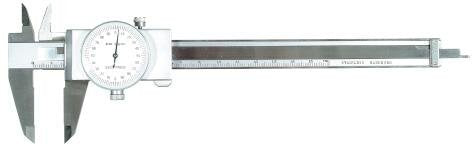Messschieber mit Messuhr 0-150mm Anzeige 0,02mm