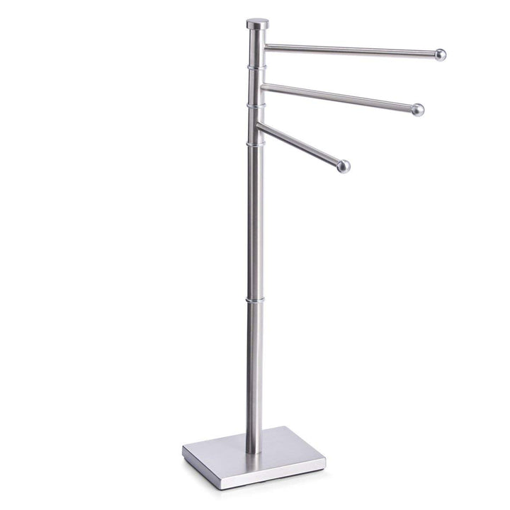 Zeller 18413 Handtuchhalter, Edelstahl, ca. 22x18/43,5x87 cm Silber, Silber