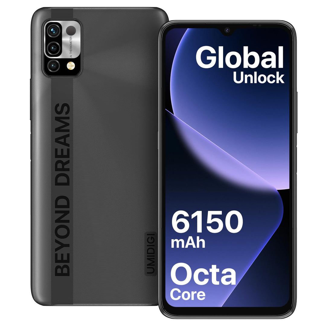 UMIDIGI Power 5 Smartphone Ohne Vertrag,3GB+64GB Handy Günstig,6150mAh Akku,Android 11 Handy ohne ve