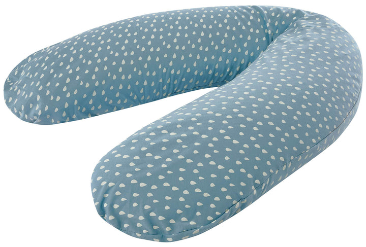 Träumeland T040836 Stillkissen elastisch Tropfen ozeanblau, mehrfarbig, Tropfen Ozeanblau