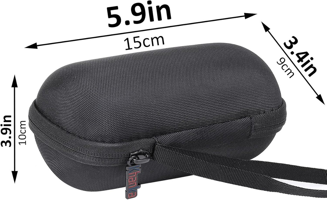 Khanka Hart Reise Tragetasche case Für Sony SRS-XB12 Bluetooth Lautsprecher tragbar kabellos. Schwar