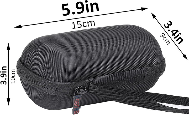 Khanka Hart Reise Tragetasche case Für Sony SRS-XB12 Bluetooth Lautsprecher tragbar kabellos. Schwar