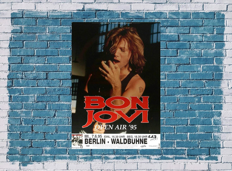 Bon Jovi - These Days, Berlin 1995 » Konzertplakat/Premium Poster | Live Konzert Veranstaltung | DIN