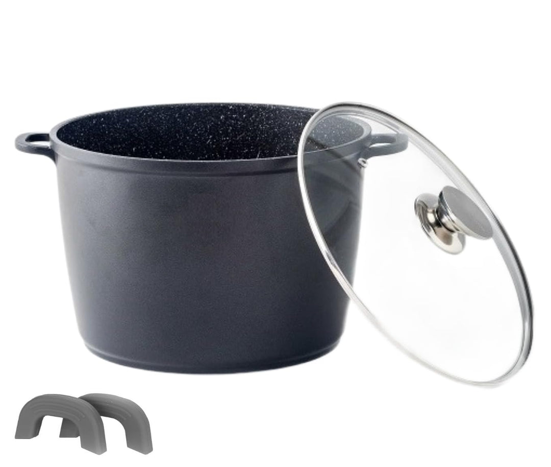 Gemüsetopf 28cm Aluguss beschichtet Kochtopf Suppentopf