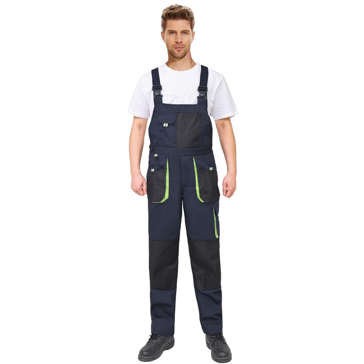WORK IDEA Herren-Arbeitslatzhose mit Oxford-Knietaschen; strapazierfähige Leinwand Marine S, Marine