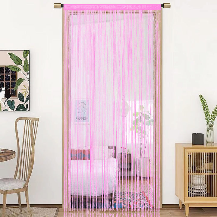 HSYLYM String Türvorhang Fensterdekoration Raumteiler Dekoration Einzelvorhang für Fenster 90x200cm