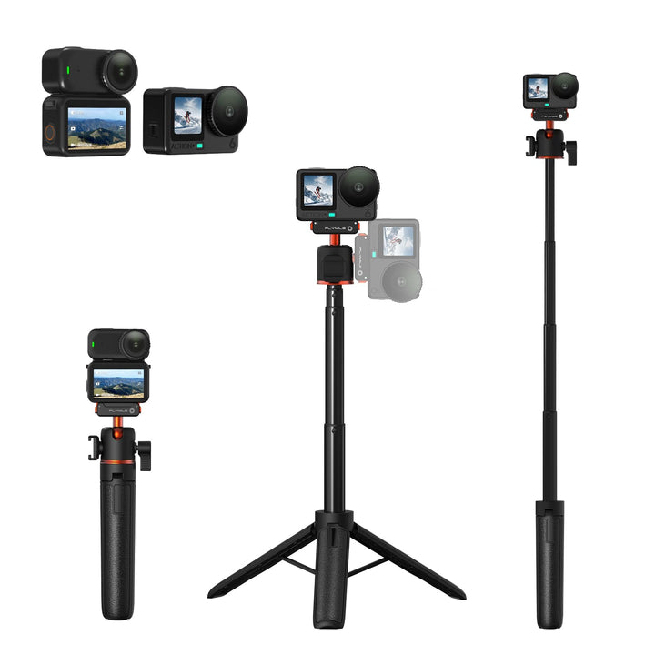 54cm Selfie Stick Stativ für DJI Osmo Action 6/Nano, Magnetische Schnellverschluss Selfie-Stick Ausz