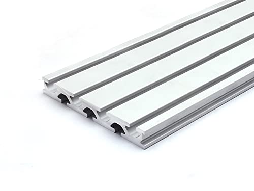 Aluminiumprofil 20x152S Plattenprofil I-Typ Nut 8 (schwer), silber eloxiert. Aluminium Profil 20x152