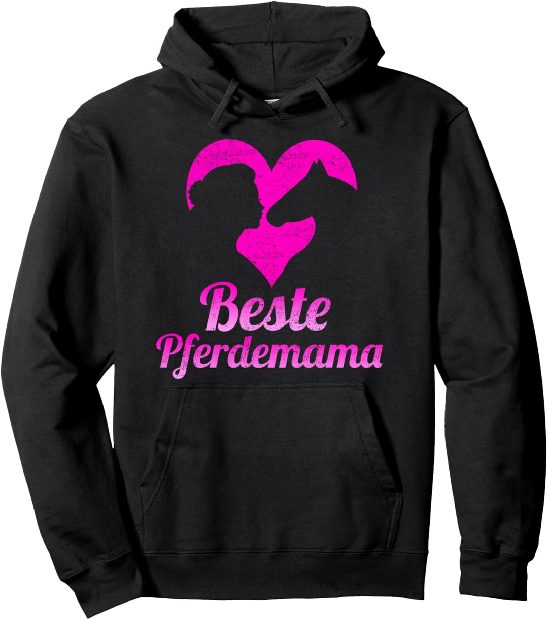 lustiger Spruch Pferde Mama Liebe Pferd Pullover Hoodie