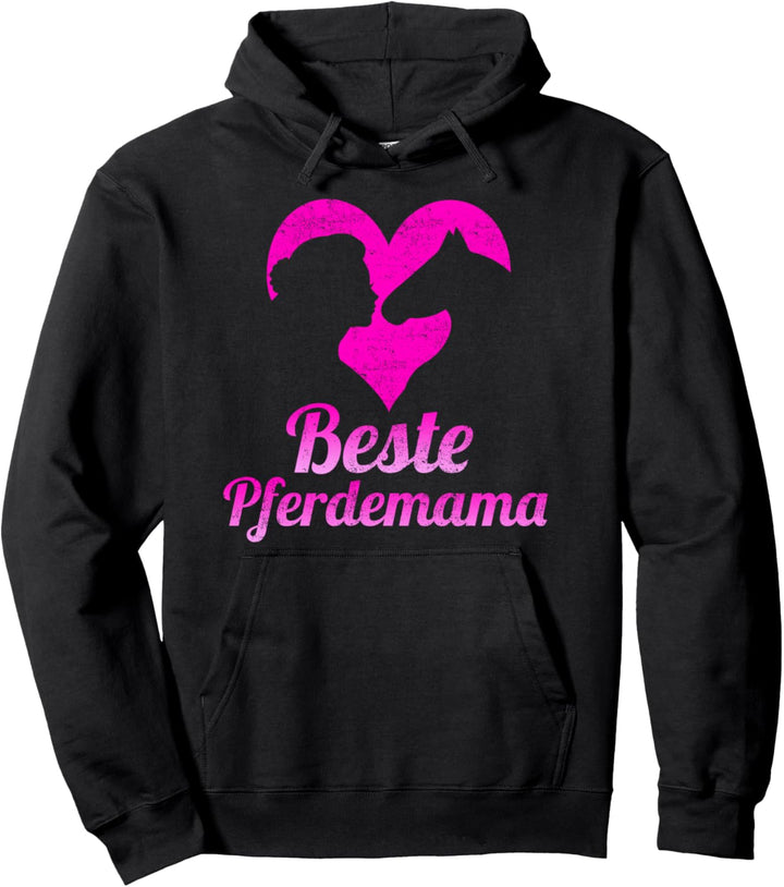 lustiger Spruch Pferde Mama Liebe Pferd Pullover Hoodie